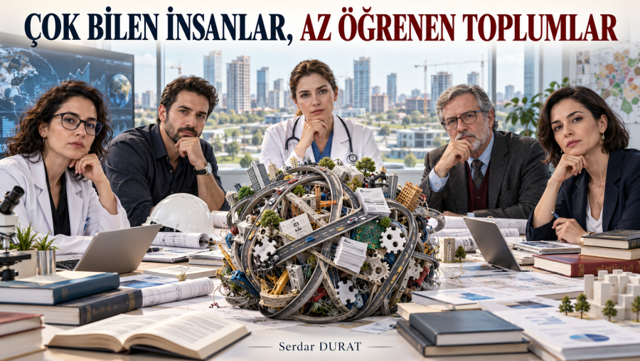 ÇOK BİLEN İNSANLAR, AZ ÖĞRENEN VE SORUNLARINI ÇÖZEMEYEN TOPLUMLAR
