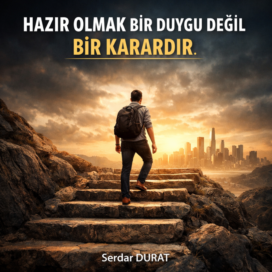 Hazır Olmak Bir Duygu Değil, Bir Karardır