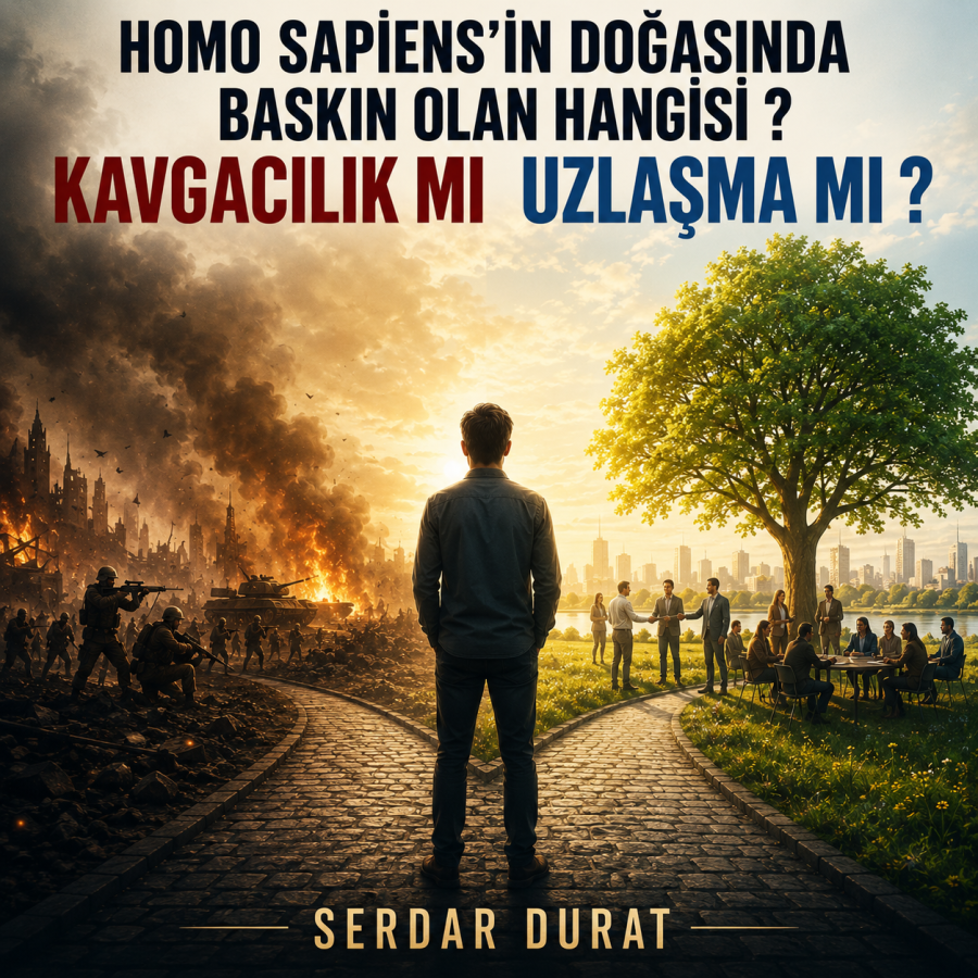 HOMO SAPİENS’İN DOĞASINDA BASKIN OLAN KAVGACILIK MI UZLAŞMA MI?