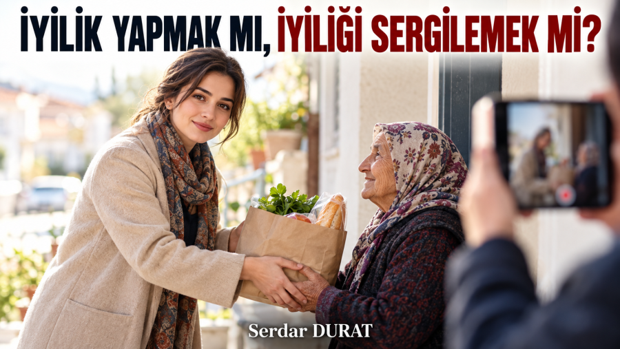 SESSİZCE İYİLİK YAPMAK MI İYİLİĞİ SERGİLEMEK Mİ?